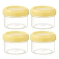thumbnail image 1 of 4PCS Mini Clear Jars with Leakproof Lids Round Clear Container 35ml Refillable Storage Containers, Stackable Bottles for Home and Kitchen Organizing, 1 of 2