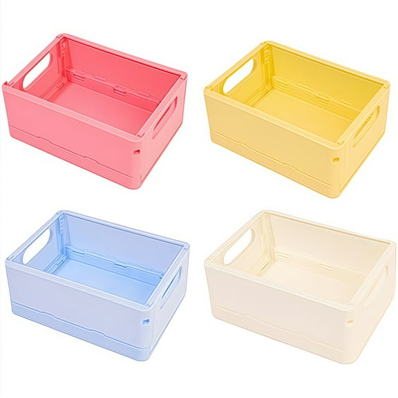 4PCS Mini Foldable Organizers For Desktop Storage