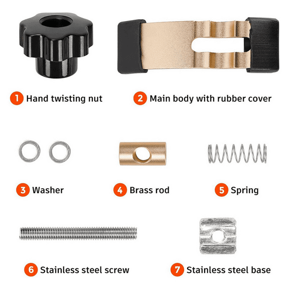 4PCS Mini Hold Down Clamp Kit, CNC Router Clamp for Woodworking and Metalworking, with 3018 CNC Router Machine
