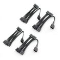 thumbnail image 1 of 4PCS Molex 4Pin IDE to 5 15Pin Hard Drive Power Supply Splitter Cable for DIY PC Sever 18AWG 4-Pin to 15-Pin Power, 1 of 6