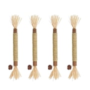 4PCS Natural Silvervine Dental Sticks, Puriq Natural Silvervine Dental Sticks, Cats SilvervineStick, Interactive Cat Chew Stick for Teeth Cleaning, Scratch & Bite Resistant