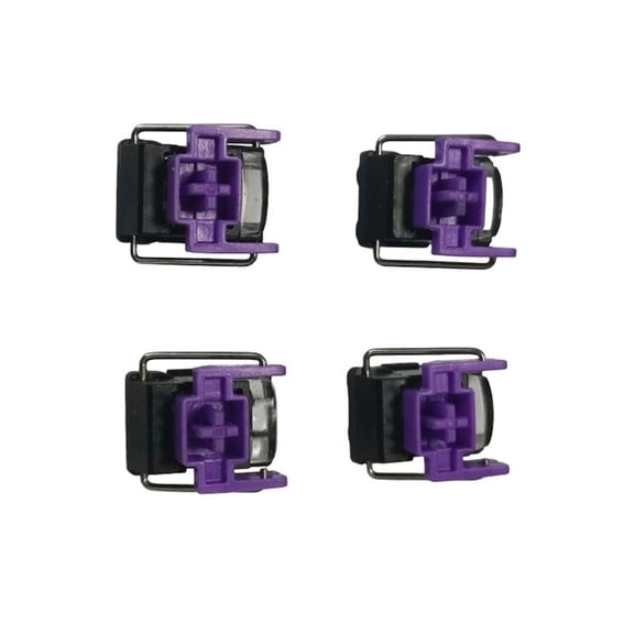 4PCS Clickyr Switches for Mechanical Keyboards Hot Swappable Quick Response 1.5mm Actuation