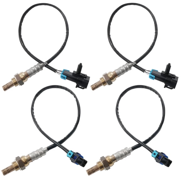 4PCS Oxygen Sensor Upstream Downstream O2 Sensor Compatible with 2006-2007 Chevy Avalanche Silverado Suburban 1500 Tahoe, GMC Yukon Yukon XL Sierra 1500, Cadillac Escalade Replace 234-4018 234-4337
