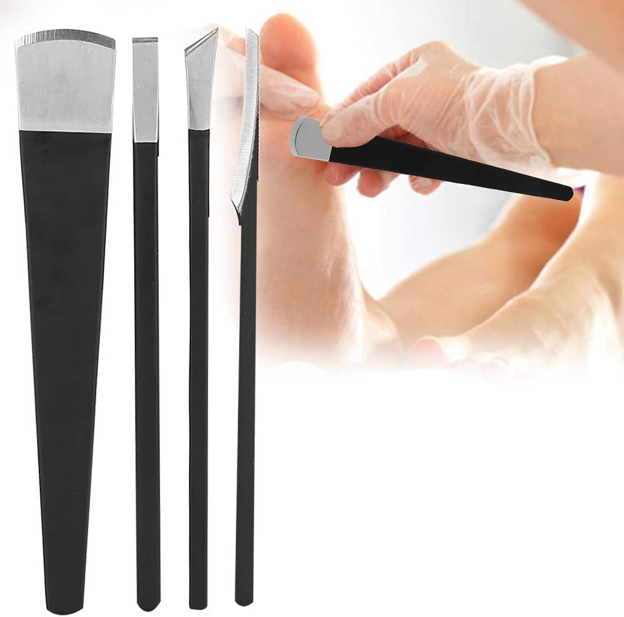 2pcs Stainless Steel Foot Callus reomver Knife Foot Dead Skin Remover Toe  Nail Shaver Feet Pedicure Knife Foot Callus Rasp Foot Care Tool