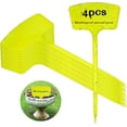 thumbnail image 1 of 4PCS Plant Label Large Tall Outdoor Waterproof Plastic T-Type Tags Durable Nursery Garden Markers for Flower Herbs, 1 of 6