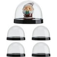 thumbnail image 1 of 4PCS Plastic Dome Cloche Display Case 2.28x3.07" Plastic Cloche Bell Jar Display Dome with Black Base Round Plastic Dome Cover for Flower Collectables Decorations Crafts Statue, 1 of 6