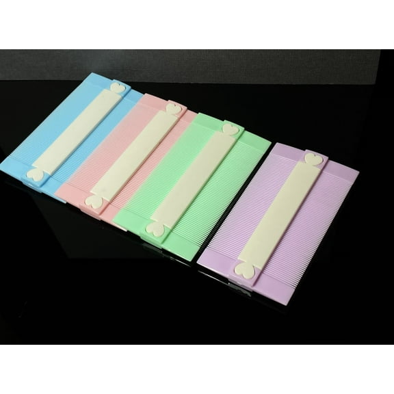 4PCS Plastic Flea Lice Combs, Double Sided Fine Tooth Head Lice Flea Hair for kids pets peines para piojos