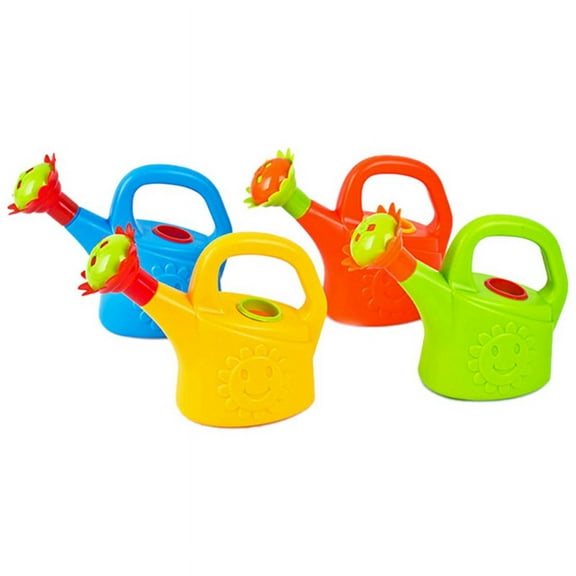 4PCS Plastic Watering Cans Chicken Watering Garden Play Watering Cans Kids Beach Bath Watering Cans Random Color