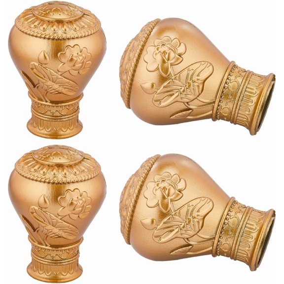 Finials Curtain Rod Covers for Home Windows