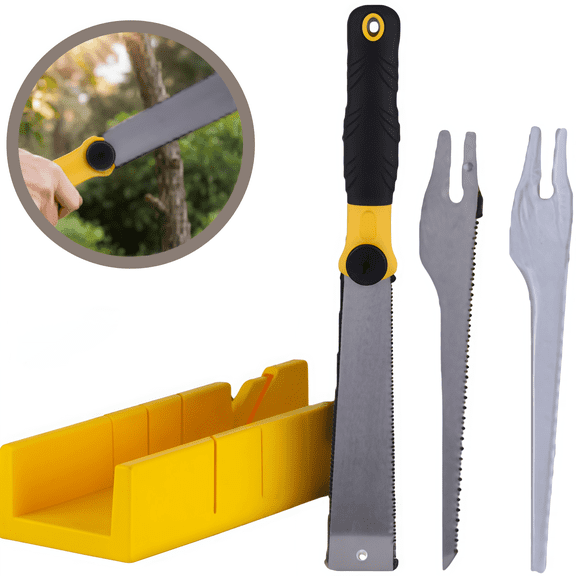 4PCS Portable Handheld Saw for Efficient Wood Cutting and Garden Work at Home