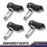 4PCS Pre-Programmed TPMS Sensor Tire Pressure Monitoring Sensor Toyota Sequoia 08-17 Sienna 06-20 Tundra 06-17 315Mhz