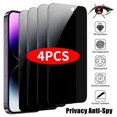4PCS Privacy Screen Protector For iPhone 14 Pro Max 14 Plus AntiSpy