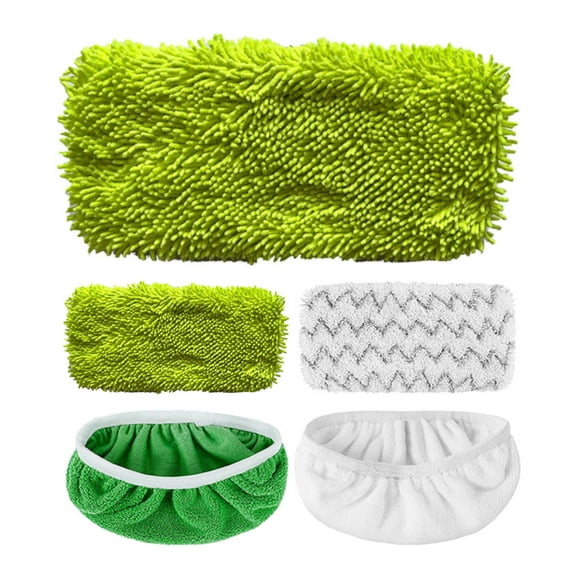 4PCS Professional Microfiber Mop Floor Cleaning System, Reusable Washable Mop Pads, Wet and Dust Mopping for Hardwood, Laminate, Tile Cleaning