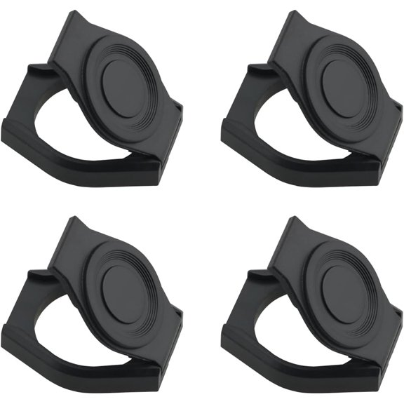 4PCS Protective Lens Privacy Cover Shutter, Universal Webcam Cover, Desktop Computer External Webcam Lens Cover Shutter Cap Hood, Streaming Web Camera Privacy Cover Clip, Black