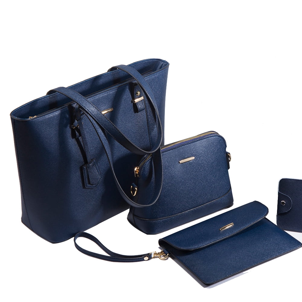 Women Purses Handbags Wallet Sets Shoulder Bags Top Handle Satchel Tote  Purse Work Bag Set With Matching Wallet 3pcs WhitePink - Yahoo Shopping