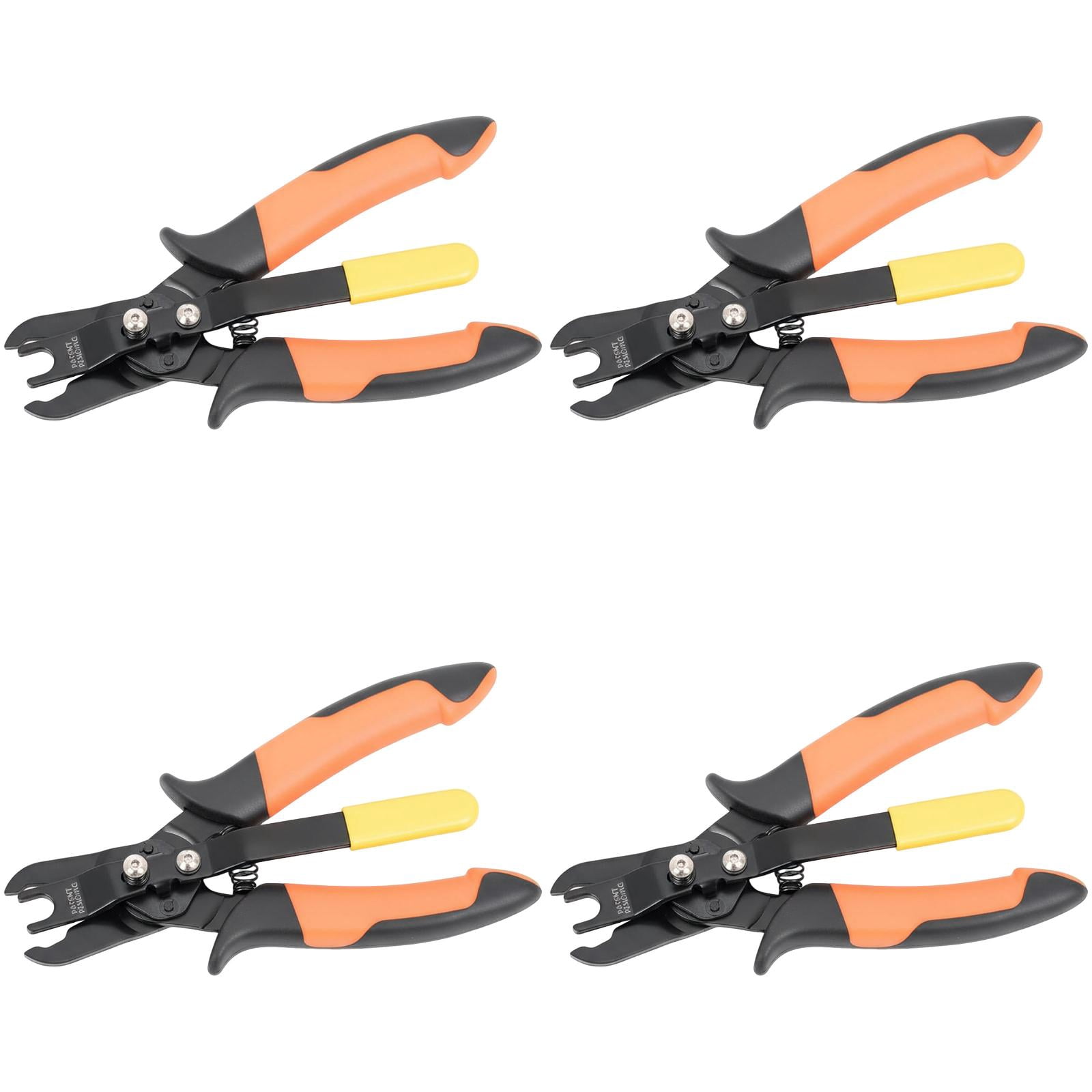 4PCS Push To Fittings Air Line Disconnect Tool Kit Push Fitting Removal Tool for 1/4â 5/16â 3/8â 1/2â (6mm 8mm 10mm 12mm) Quick Air Hose Fittings Removal Tool Air Line Release Pliers