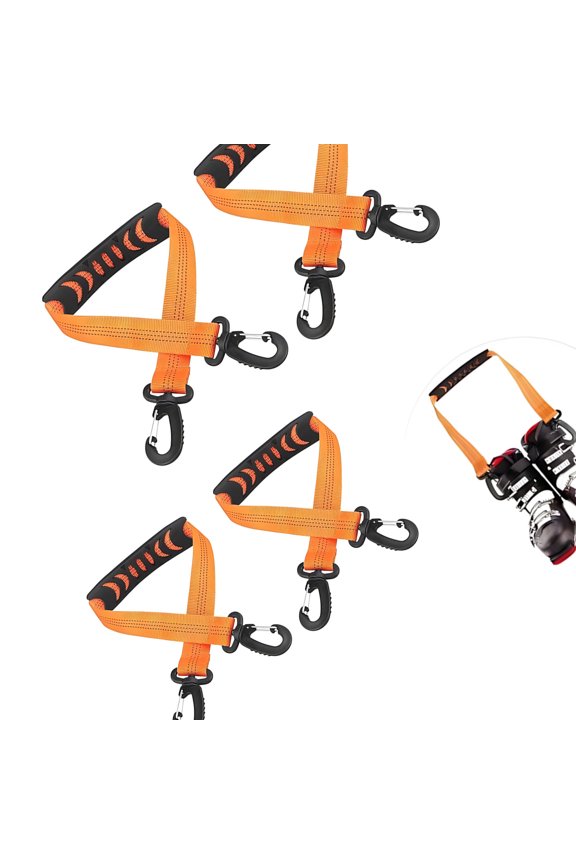 4PCS Quick Mount Ski Accessories Suitable for Effortless Ski Equipment Fixing