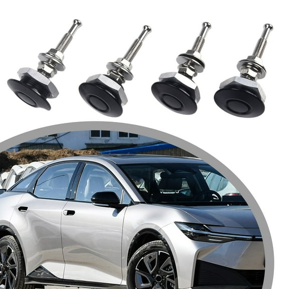 4PCS Quick Release Aluminum Hood Latches Fasteners for Vehicle Trunk Hatch