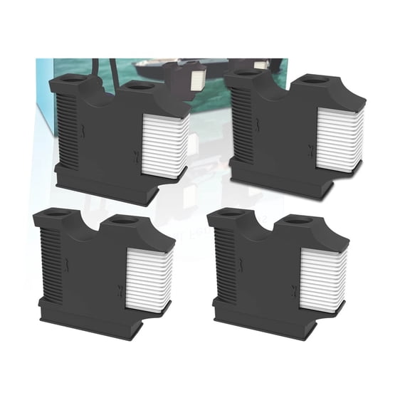 4PCS Quick Release Boat Fender Clips, Adjustable Boat Fender Hanger, Anti-Slip Boat Bumper Rail Adjuster for Dock, Pontoon, Yacht and Sailboat Protection