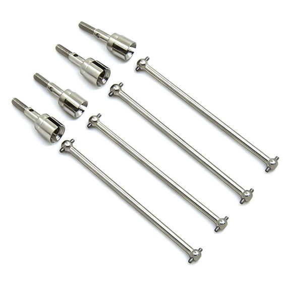 4PCS RC Car Truck Metal 89.5MM Dog Bones Drive Shaft With Wheel Axle For HSP 94111 94108 94170 Model Upgrade Parts Spare Part