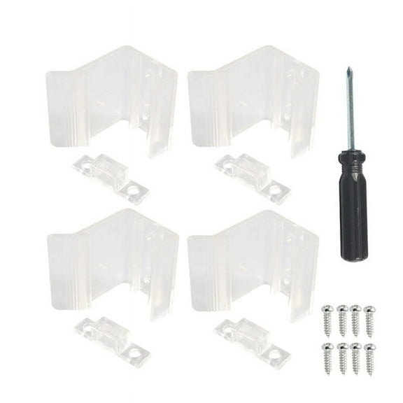 4PCS RV Sliding Mirror Door Latch,Universal Catch, for Interior Hardware,Travel,Camp and Trip