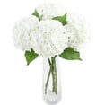 thumbnail image 1 of 4PCS Real Touch Hydrangea Artificial Flowers, 17.7" Full Faux Hydrangea Flowers Latex Fake Spring Summer Flowers for Home Party Floral Arrangements Wedding Bouquets Centerpieces Outdoor Decor, 1 of 5