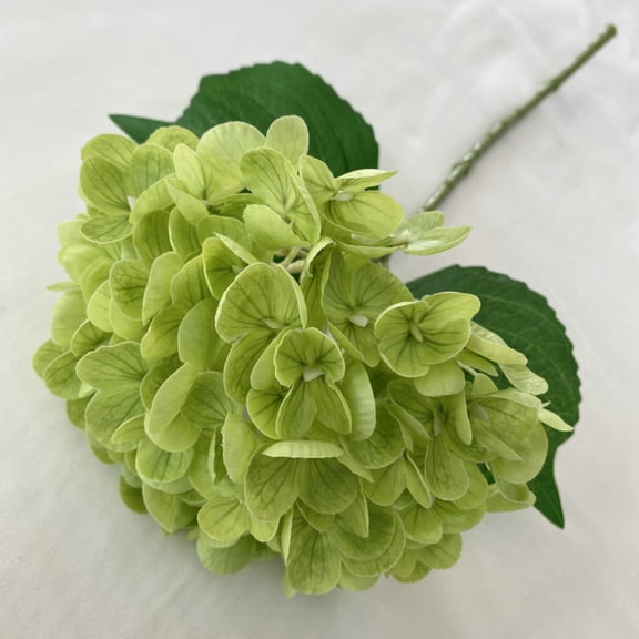 4PCS Real Touch Hydrangea Artificial Flowers, 17.7" Full Faux Hydrangea Flowers Latex Fake Spring Summer Flowers for Home Party Floral Arrangements Wedding Bouquets Centerpieces Outdoor Decor