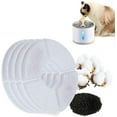 thumbnail image 1 of 4PCS Replacement Fountain Filters for 2.4L Round Water Fountain Automatic Pet Fountain Filters, 1 of 7