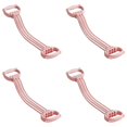 thumbnail image 1 of 4PCS Resistance Bands with Handles - Fabric Exercise Bands for Full Body Workout - Non- Elastic Strength Training Bands for Arms, Legs, Chest & Core - Professional Stretch Bands for Home/Gym, 1 of 8