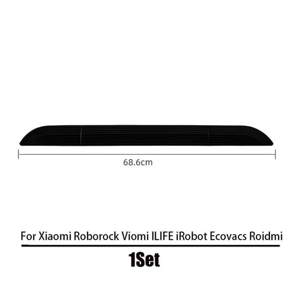 4PCS Robot Vacuum Threshold Ramp Bars, Door Climbing Strips for Ecovacs & Sweeping Robots, Floor Transition Support Ramp Set