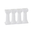 thumbnail image 1 of 4PCS Roman Column Cake Tiered Stands White Food Grade Plastic Support for Multilayer Wedding Fondant Cakes Decoration, 1 of 4