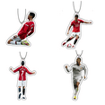thumbnail image 1 of 4PCS Ronaldo Car Air Fresheners for Soccer Lover Car Hanging Decoration Accessories Car Rearview Mirror Pendant for Fans Men Women Gifts (Ronaldo), 1 of 6