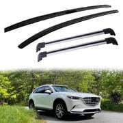 4PCS Roof Rack Cross Bar Fits for Mazda CX-9 CX9 2017 2018 2019 2020 2021 2022 2023 2024 Luggage Racks Roof Rail Racks Side Rail Bar Cargo Carrier6