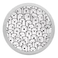 thumbnail image 1 of 4PCS Round Bear Cabinet Fluorescence Knob Glowing in the Dark Furniture Drawer Pulls Handle with Screws, 1 of 5