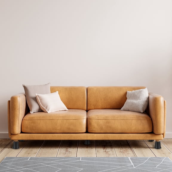 4PCS Round Bed Riser Lift Height of 4In Round Furniture Riser Block Plastic Sofa Raising Block for Furniture Bed Desk Sofa