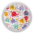thumbnail image 1 of 4PCS Round Dolphins Palm Trees Cabinet Fluorescence Knob Glowing in the Dark Furniture Drawer Pulls Handle with Screws, 1 of 5