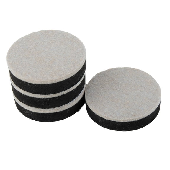 4PCS Round Felt EVA Furniture Leg Pads with Non Slip Mute For Protection Pads for Chair Table Desk Washing Machine Refrigerator Floor Use