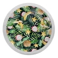 thumbnail image 1 of 4PCS Round Tropical Jungle Cabinet Fluorescence Knob Glowing in the Dark Furniture Drawer Pulls Handle with Screws, 1 of 5