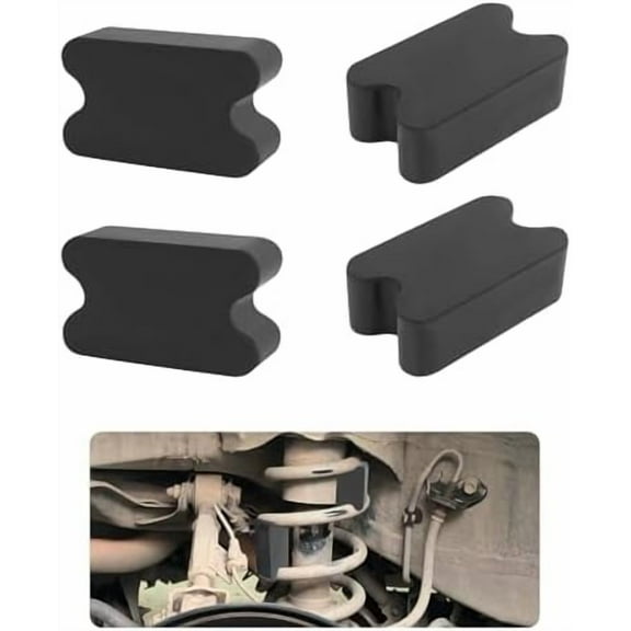 4PCS Rubber Coil Spring Spacers,Heavy Duty Front Coil Spring Booster Kit for 2.5" Coil Spring Lift,Universal Rubber Lift Blocks Car Accessories for Most Cars Trucks SUVs$$Vehicle Parts & Accessories