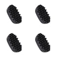 thumbnail image 1 of 4PCS Rubber Curling Hair Brush Twist Curl Comb for Afro Curls Hair Wave Tool Braided Curly Hair Big Small Holes Durable Curling Comb for Men Women Long Short Hair - Grey*4PCS, 1 of 1