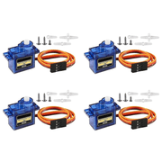 4PCS SG90 9G 180  Micro Servo Motor, 9g Metal Gear Digital Servo for RC RC Helicopter Planes Boat Robot Car