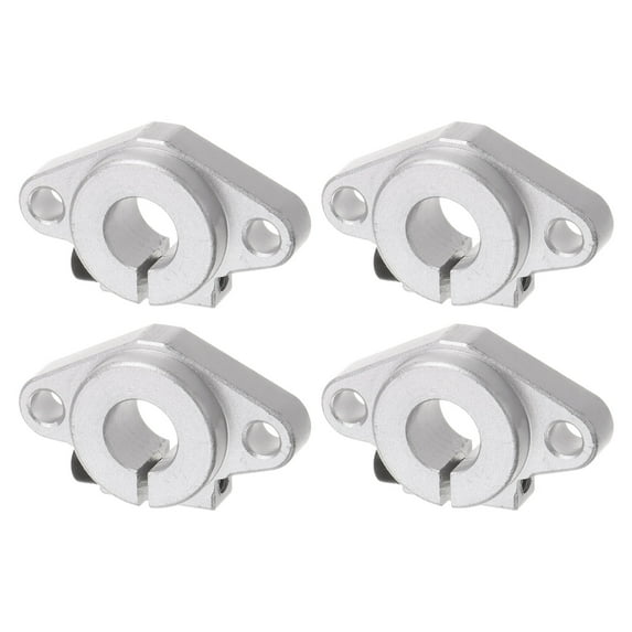 4PCS SHF12 Linear Motion Rail Clamping Rod Rail Guide Support for 12mm Diameter Linear Motion Rod