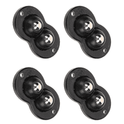 4PCS Self-Adhesive Mini Caster Wheels Durable ABS Material, 25kg Load Capacity, Perfect for Trash Cans and Storage Boxes