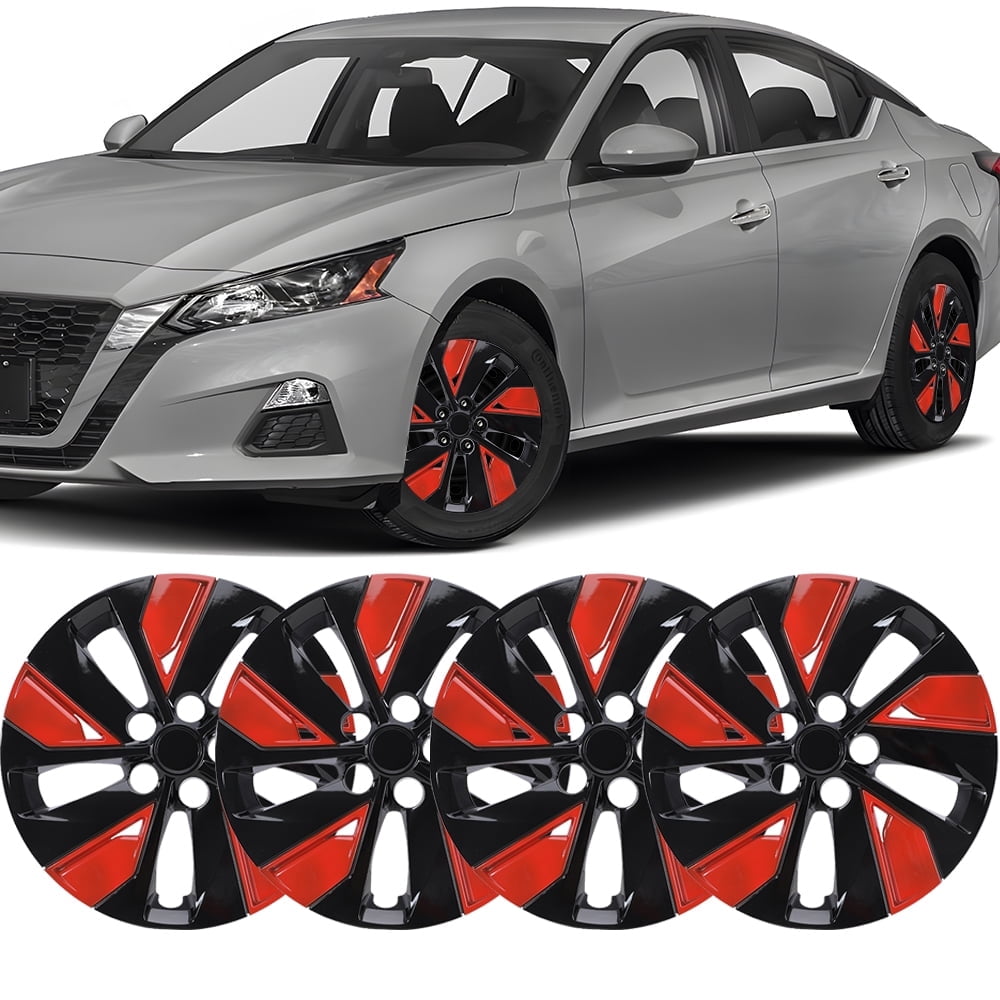 Snap Back Rims 4PCS/Set 16-inch Hubcaps Wheel Rims Cover Compatible with 2019-2025 ...