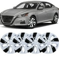 thumbnail image 1 of 4PCS/Set 16-inch Hubcaps Wheel Rims Cover Compatible with 2019-2025 Nissan Altima,Compatible With Steel Wheels,Snap on Installation,White Lacquer & Black Lacquer, 1 of 7