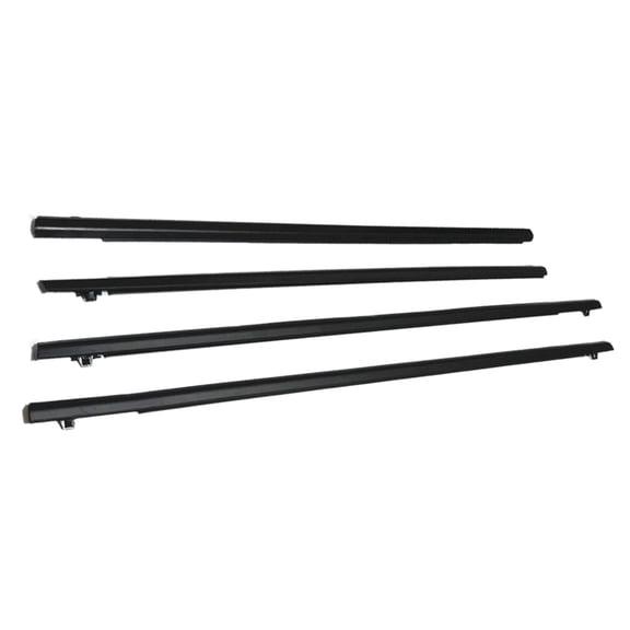 4PCS/Set Car Outer Windows Rubber Weatherstrip For Honda City 2009-2014 Waterproof Pressure Strip Sealing Strip Car Accessories