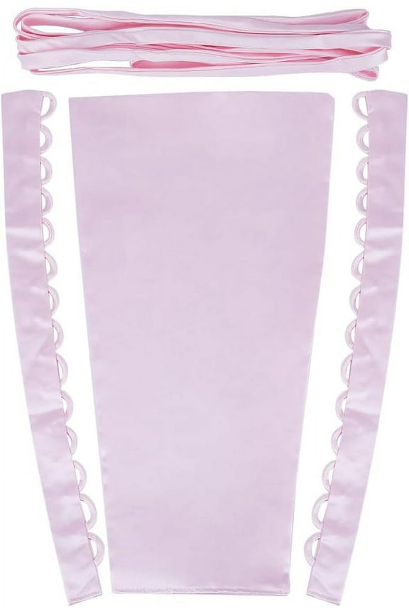 4PCS/Set Fit Corset Back Kit Wedding Dress Zipper Replacement Extender Straps Adjustable Lace-Up Satin Ribbon Ties Satin Corset Kit for Formal Prom Wedding Evening Gown Lavender Blush