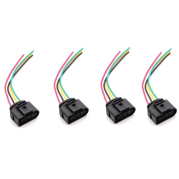 4PCS/Set Ignition Coil Connector Harness Wiring Plug For Audi A3 A4 A5 A6 TT For VW For Passat For Jetta For Golf 1J0973724 2011340 1J0998724
