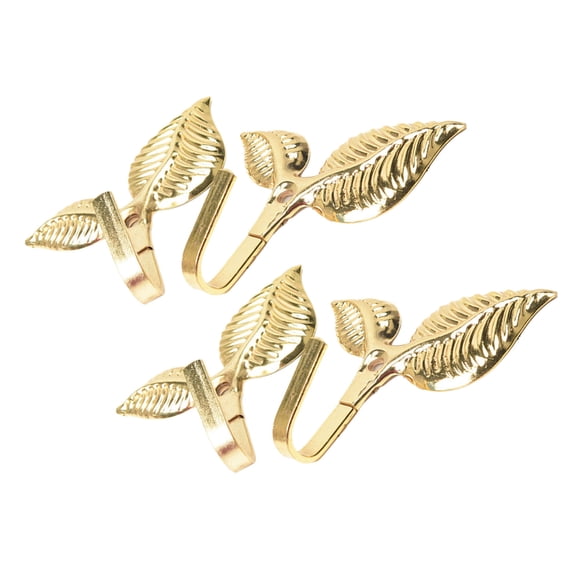 4PCS Shape Curtain Binders Curtain Buckles Cotton Rope Curtain Tie Backs Hooks Elegant Window Decoration