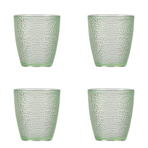 4PCS Shatterproof Acrylic Glasses- Clear Drinking Cups for , , Juice & Water, Unbreakable Tumblers for Bars, Restaurants & Outdoor Use - Dishwasher Safe & Stackable